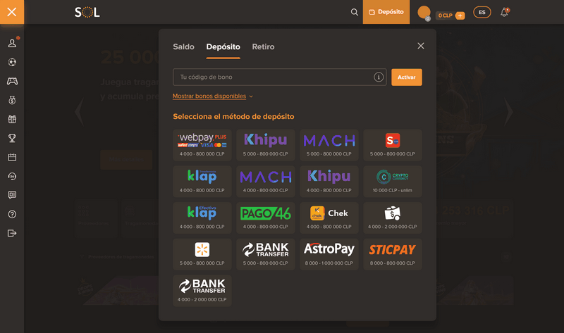 Sol Casino: Un Casino Online Joven, Confiable e Innovador